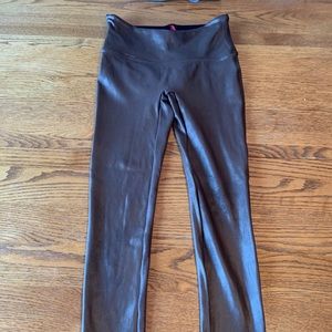 Spanx faux leather leggings